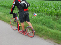 jezdec na koloběžce